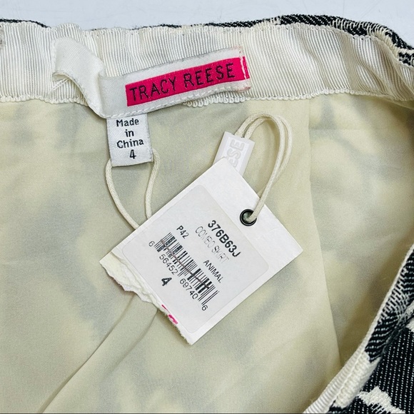 Tracy Reese Leopard & Floral Print Skirt Size 4 NWT - Picture 6 of 10